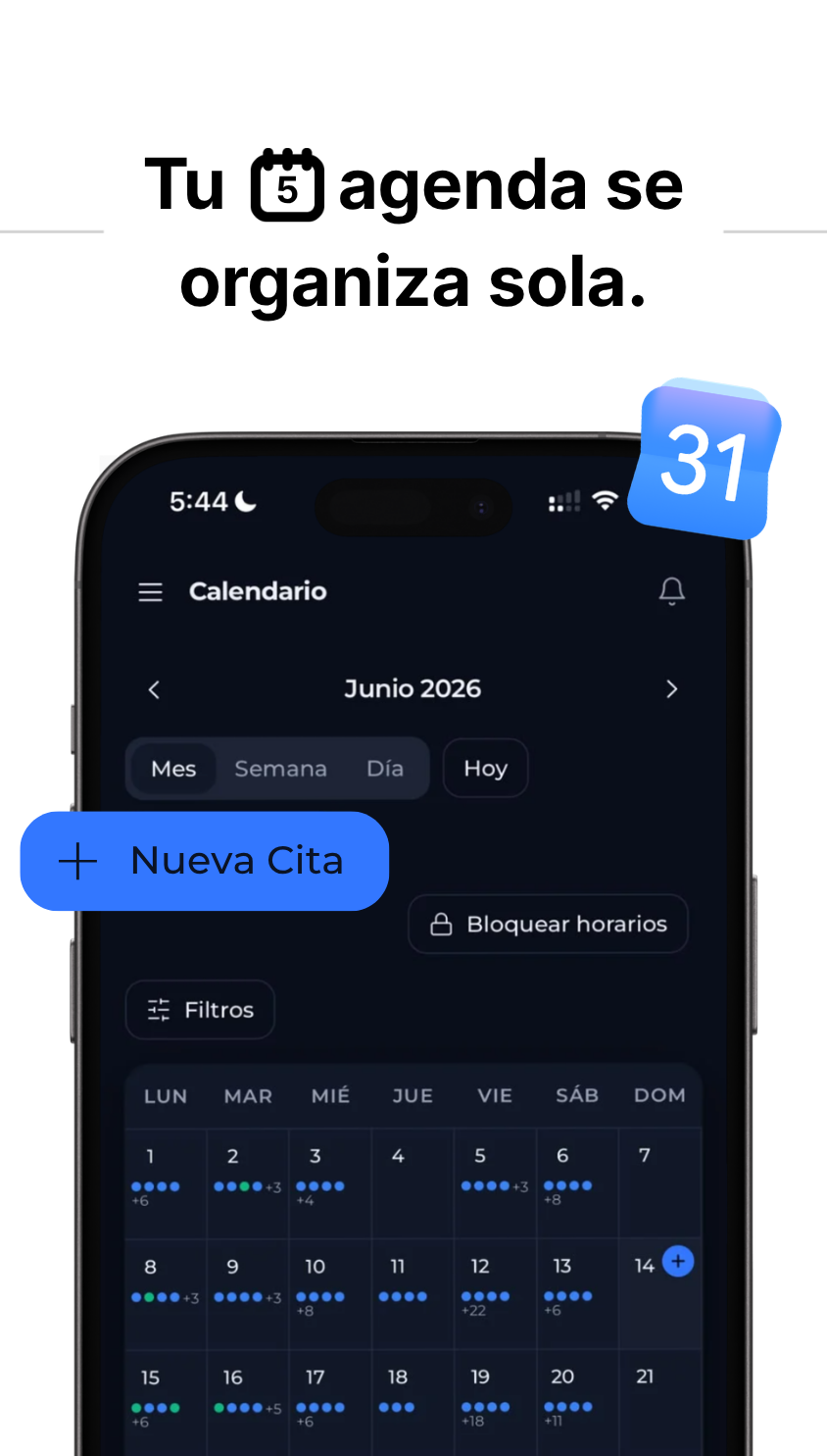 Tu agenda se organiza sola